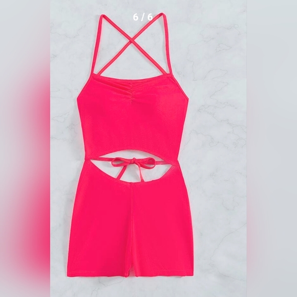 Swim Vcay Ruched Cut-Out One Piece Swimsuit - Picture 2 of 11